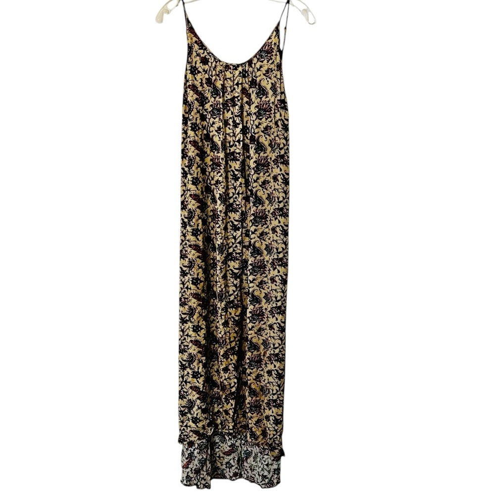 Flynn Skye Scoop Back Spaghetti Strap High Low Printed Maxi Dress Stitch Fix USA - Picture 2 of 16